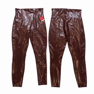 SPANX Deep Burgundy Leggings